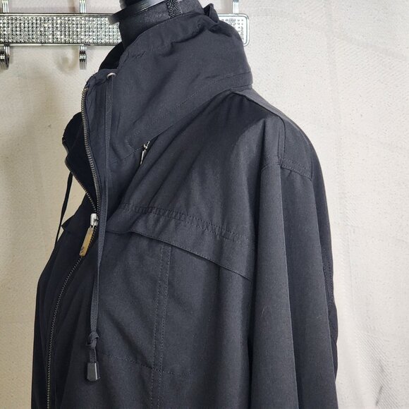 Zenergy Chicos Black Poly Span Elastic Cuff Hidden Hood Jacket Chico Sz 3 US XL - Picture 9 of 16
